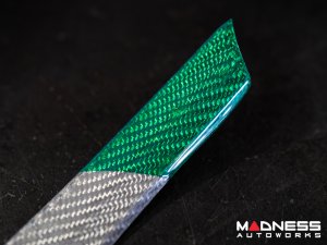 Alfa Romeo Giulia Interior Trim - Carbon Fiber - Steering Wheel Side Trim Kit - Pre '20 - Italian Theme - Feroce Carbon Alfa Romeo Giulia Interior Trim - Carbon Fiber - Steering Wheel Side Trim Kit - Pre '20 - Italian Theme - Feroce Carbon